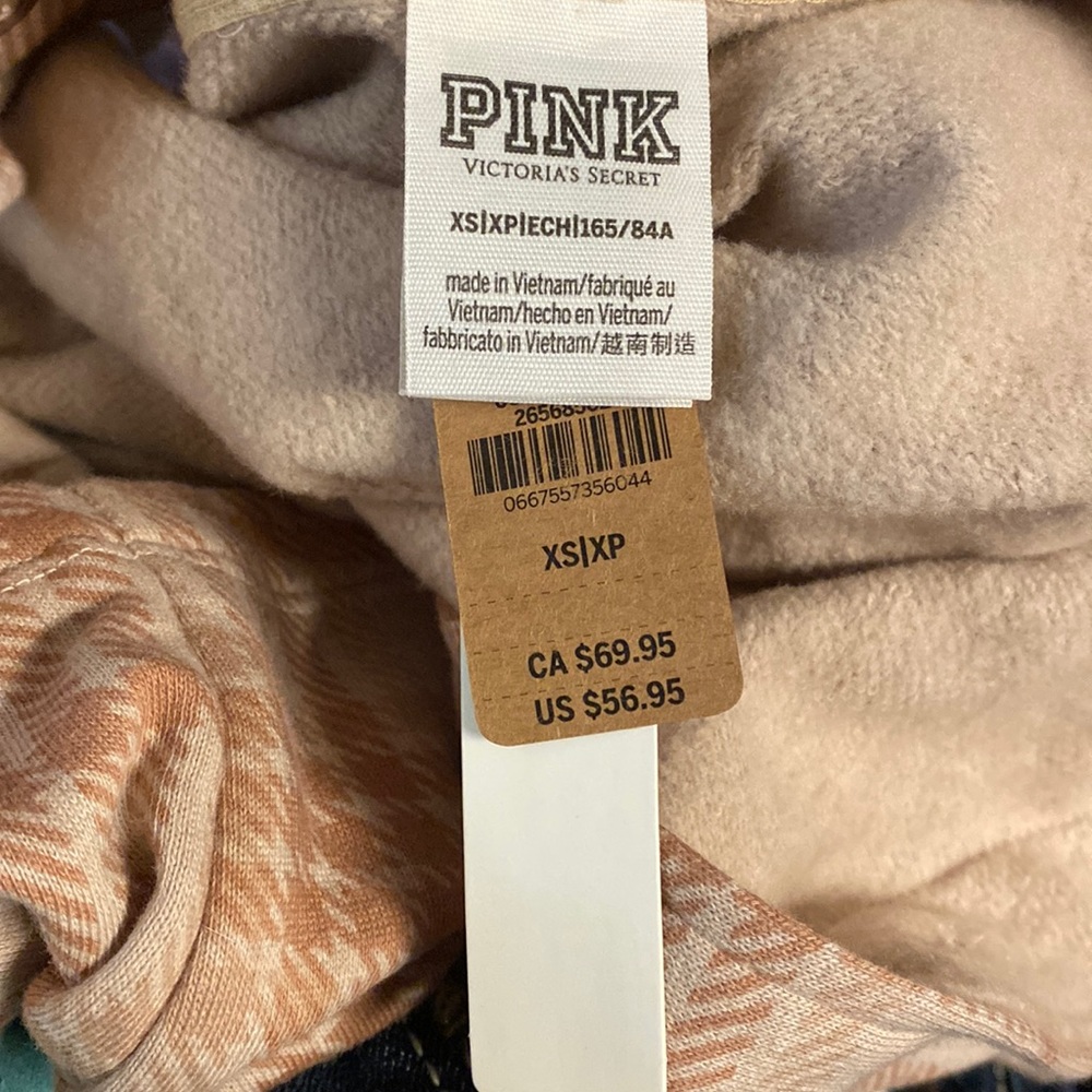 Pink by Victoria Secret brown fleece